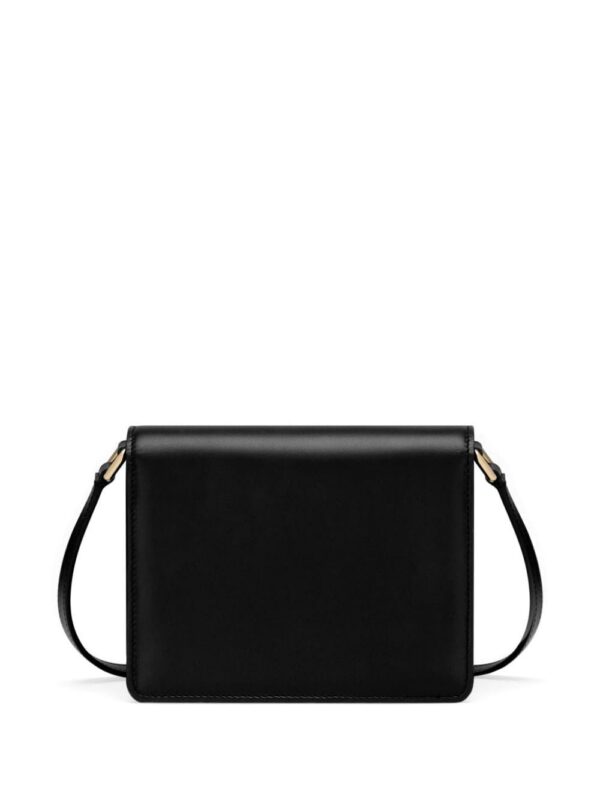 Dolce & Gabbana logo-plaque leather crossbody bag