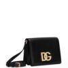 Dolce & Gabbana logo-plaque leather crossbody bag