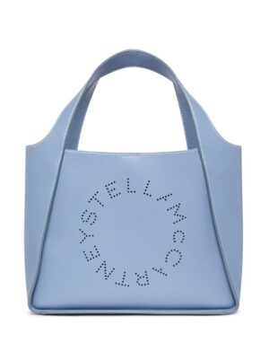 22053060_52101588_1000.jpg Stella McCartney logo-perforated faux-leather tote bag