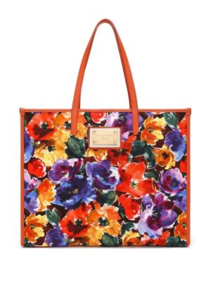22053990_52044423_1000.jpg Dolce & Gabbana floral-print cotton-blend shoulder bag