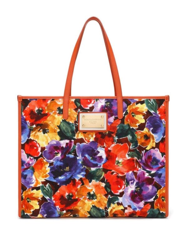 22053990_52044423_1000.jpg Dolce & Gabbana floral-print cotton-blend shoulder bag