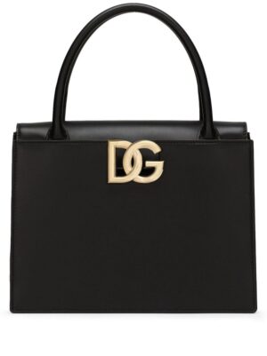 22054392_52047716_1000.jpg Dolce & Gabbana logo-plaque leather tote bag