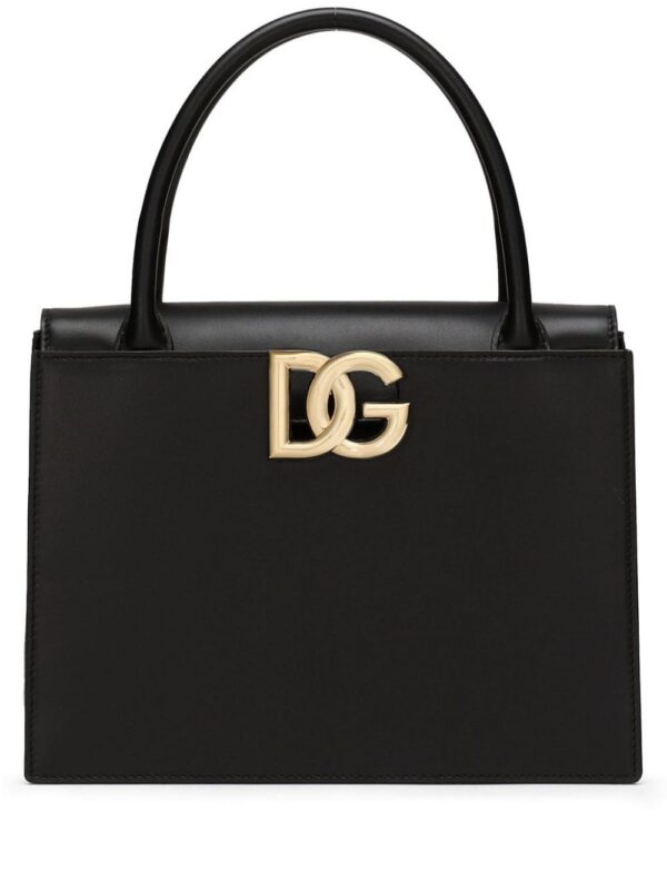 22054392_52047716_1000.jpg Dolce & Gabbana logo-plaque leather tote bag