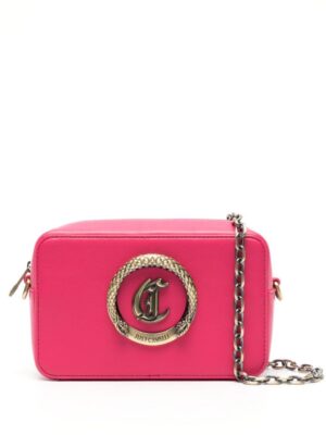22079579_52074544_1000.jpg Just Cavalli logo-plaque faux-leather bag