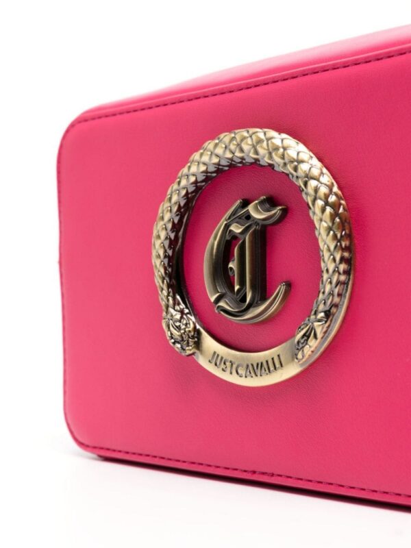 22079579_52074549_1000.jpg Just Cavalli logo-plaque faux-leather bag
