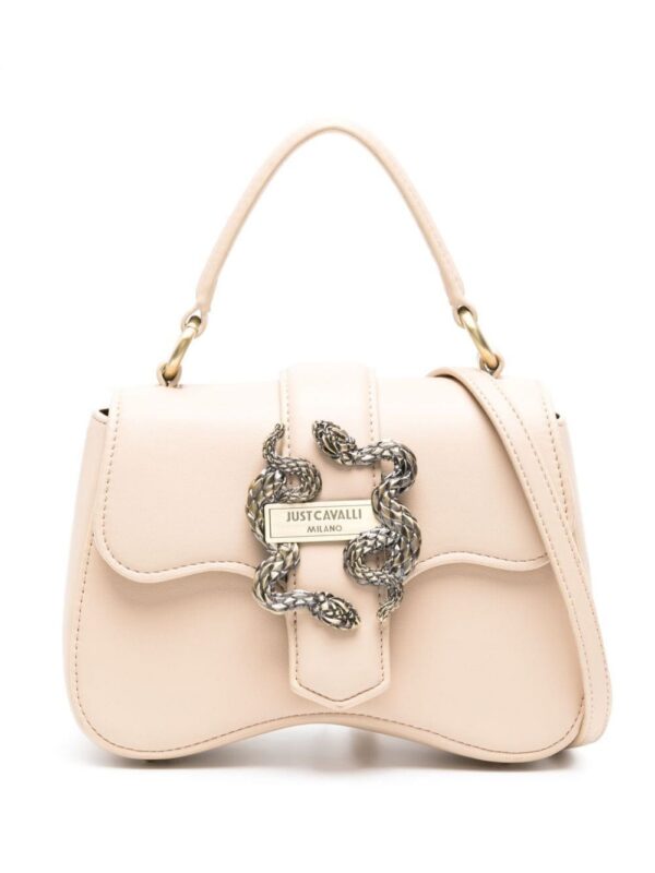 22079580_52087841_1000.jpg Just Cavalli logo-plaque fux-leather tote bag