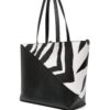 22079590_52071915_1000.jpg Just Cavalli zebra-print panelled tote bag