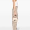 Just Cavalli logo-lettering saffiano-leather tote bag