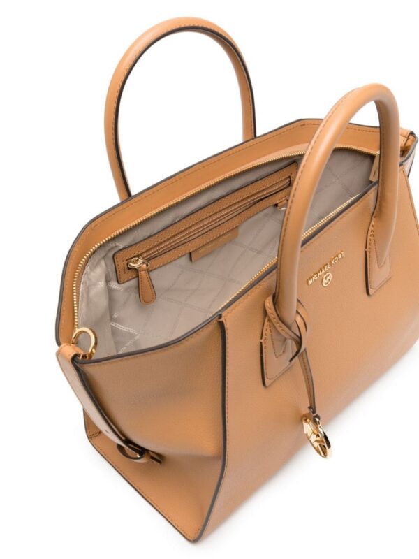 22096381_51925008_1000.jpg Michael Michael Kors large Avril logo-lettering leather tote bag
