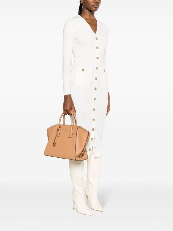22096381_51925038_1000.jpg Michael Michael Kors large Avril logo-lettering leather tote bag