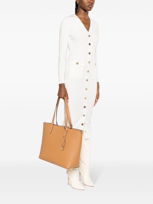 22096419_51925242_1000.jpg Michael Michael Kors large Eliza logo-lettering leather tote bag