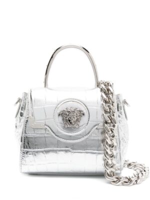 22100440_52029450_1000.jpg Versace small La Medusa leather tote bag