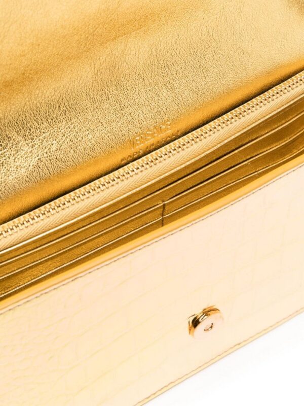 22100522_52066144_1000.jpg Versace crocodile-embossed metallic-leather crossbody bag