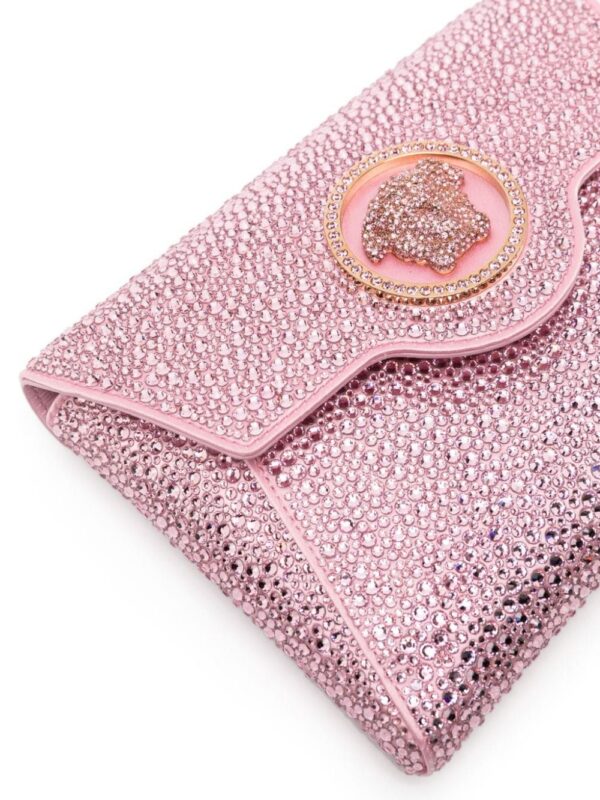 Versace La Medusa Crystal clutch bag