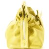 Off-White Zip Tie leather clutch bag