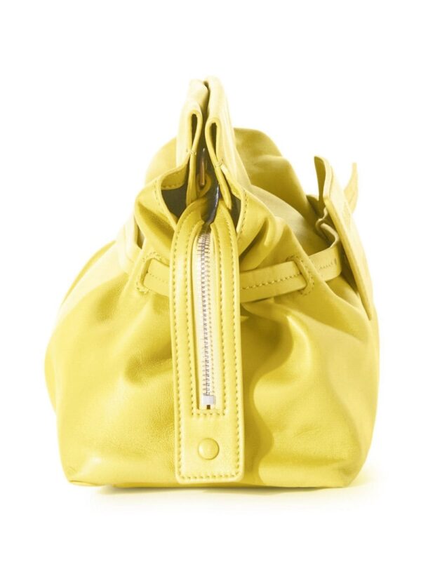 Off-White Zip Tie leather clutch bag
