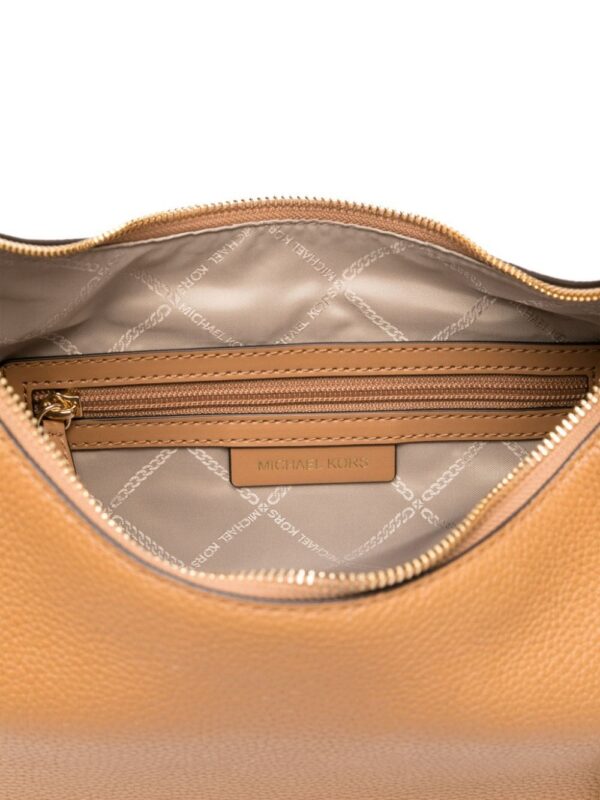 Michael Kors large Piper logo-appliqué leather shoulder bag