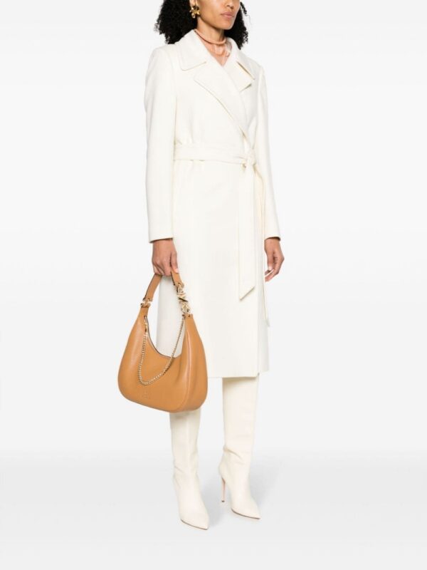 Michael Kors large Piper logo-appliqué leather shoulder bag