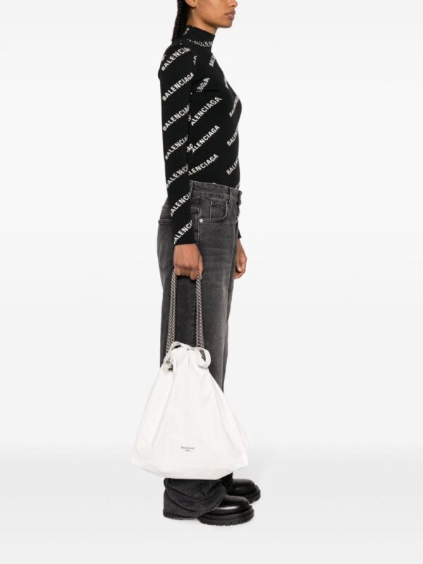 Balenciaga medium Crush leather tote bag