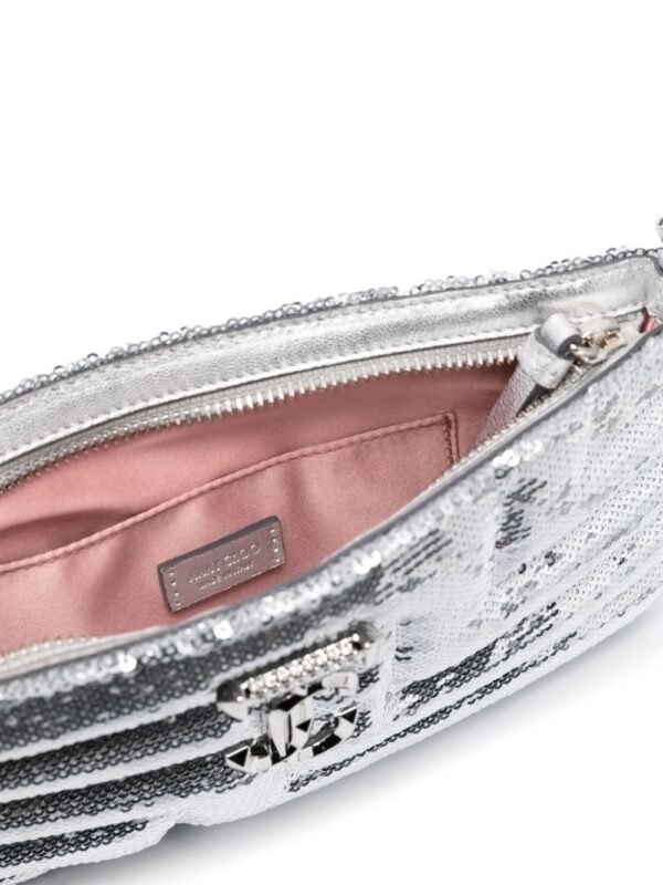 Jimmy Choo Avenue Slim sequin-embellished bag