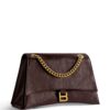 Balenciaga medium Crush leather shoulder bag