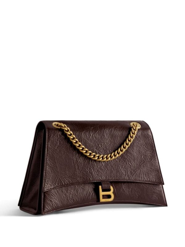 Balenciaga medium Crush leather shoulder bag