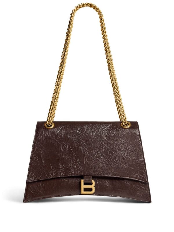 Balenciaga medium Crush leather shoulder bag