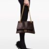 Balenciaga medium Crush leather shoulder bag