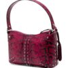 Michael Kors Astor snakeskin-effect leather shoulder bag