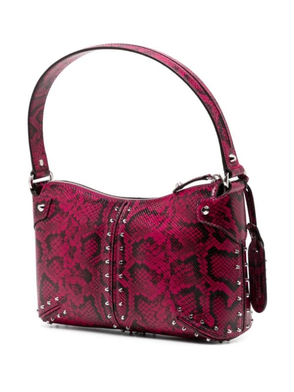 Michael Kors Astor snakeskin-effect leather shoulder bag