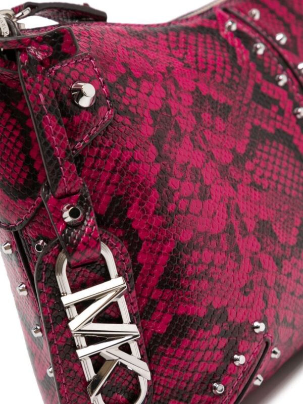 Michael Kors Astor snakeskin-effect leather shoulder bag