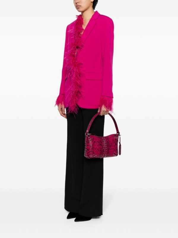 Michael Kors Astor snakeskin-effect leather shoulder bag