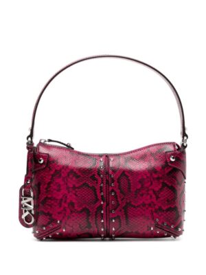 Michael Kors Astor snakeskin-effect leather shoulder bag