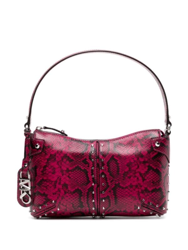 Michael Kors Astor snakeskin-effect leather shoulder bag