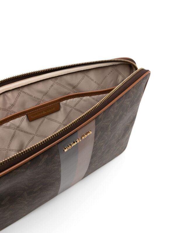 Michael Kors Jet Set logo-print laptop case