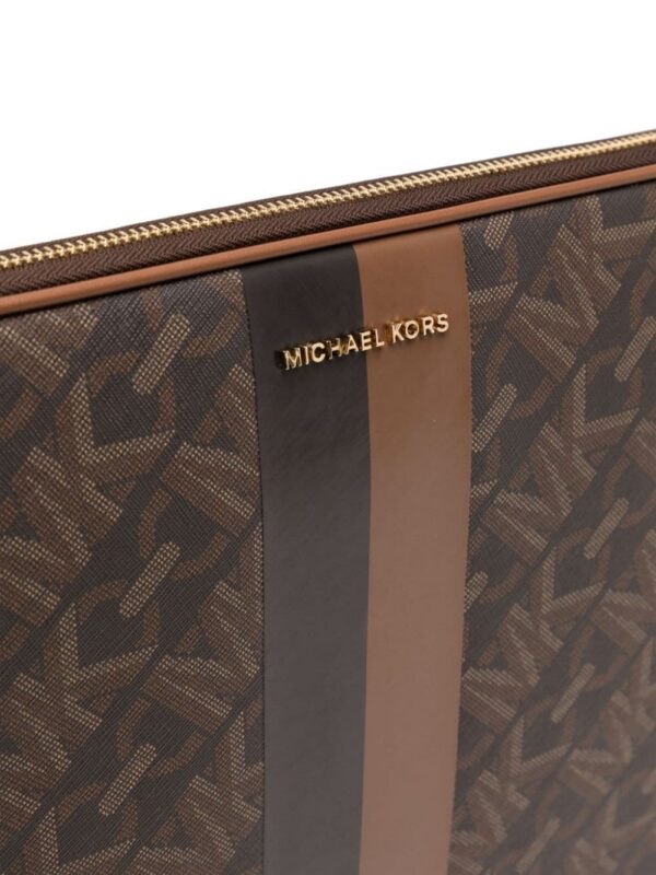 Michael Kors Jet Set logo-print laptop case
