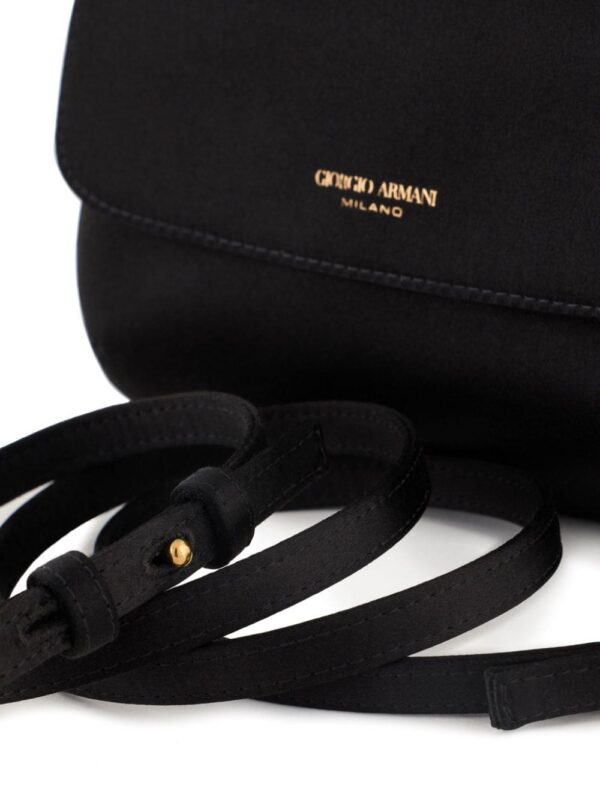 Giorgio Armani small La Prima suede shoulder bag