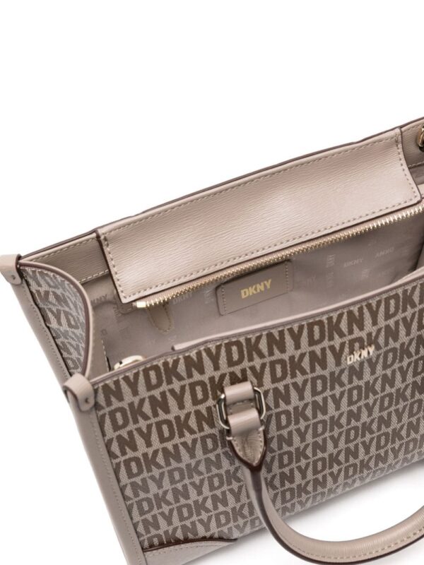 22214773_52076766_1000.jpg DKNY medium Perri logo-pendant faux-leather bag