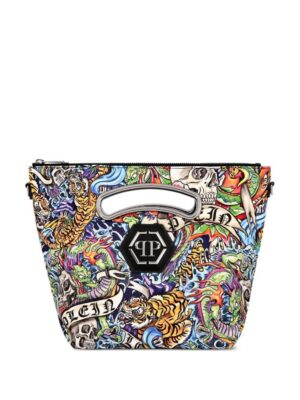 22223198_54072846_1000.jpg Philipp Plein medium Tattoo-print tote bag