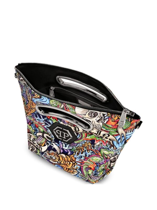 22223198_54072851_1000.jpg Philipp Plein medium Tattoo-print tote bag