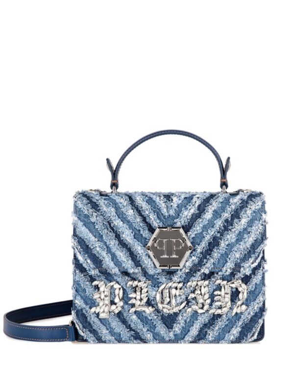 22223207_53016327_1000.jpg Philipp Plein large Denim tote bag