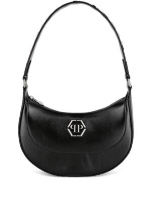 22223211_53367211_1000.jpg Philipp Plein logo-plaque leather shoulder bag