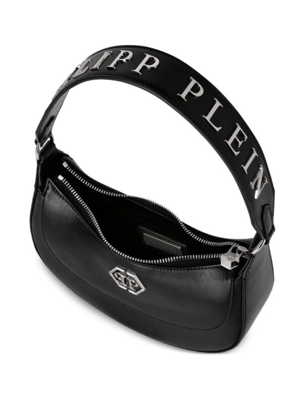 22223211_53367216_1000.jpg Philipp Plein logo-plaque leather shoulder bag