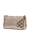 Michael Kors Empire logo-embossed leather shoulder bag