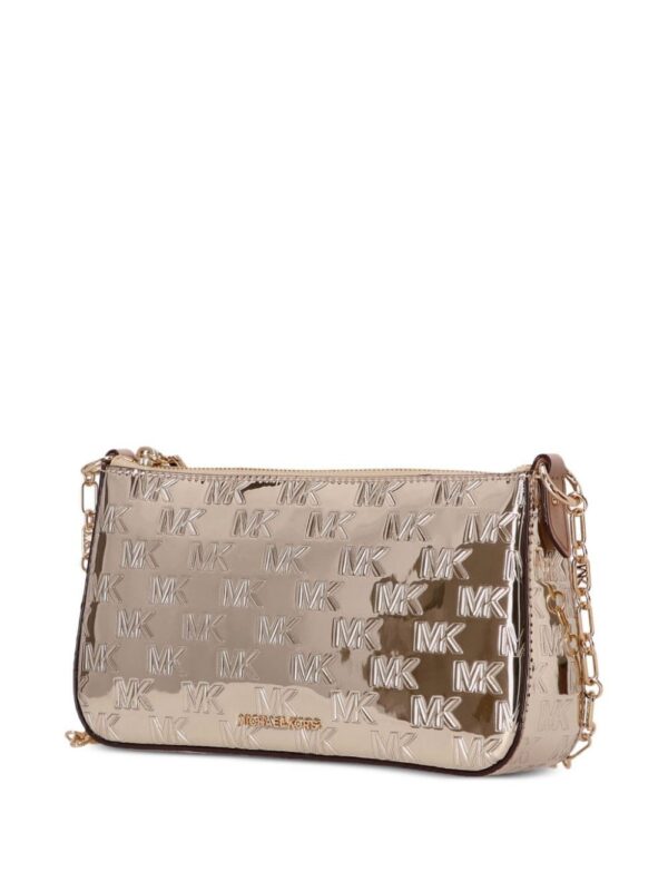 Michael Kors Empire logo-embossed leather shoulder bag