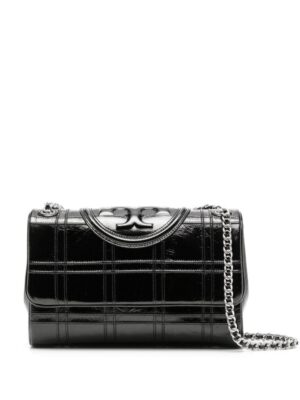 22234809_52090813_1000.jpg Tory Burch Fleming checked shoulder bag