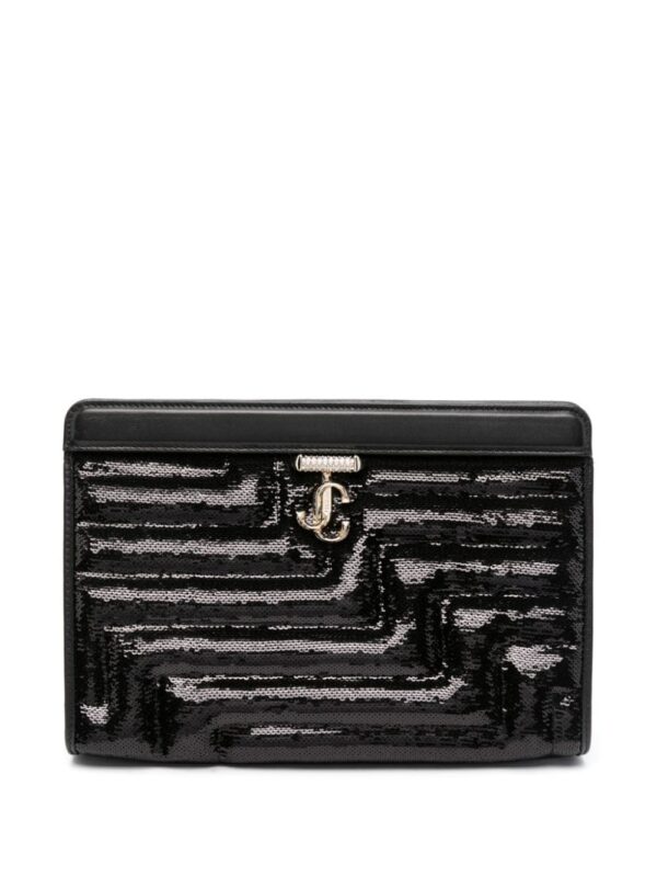 22245269_52102535_1000.jpg Jimmy Choo Avenue sequin-embellished clutch bag