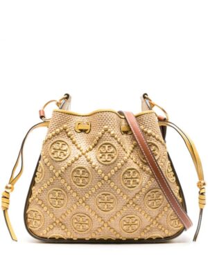 22261787_52128507_1000.jpg Tory Burch T Monogram embroidered shoulder bag