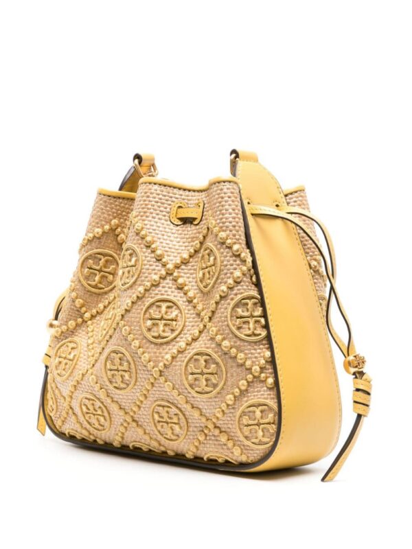 Tory Burch T Monogram embroidered shoulder bag