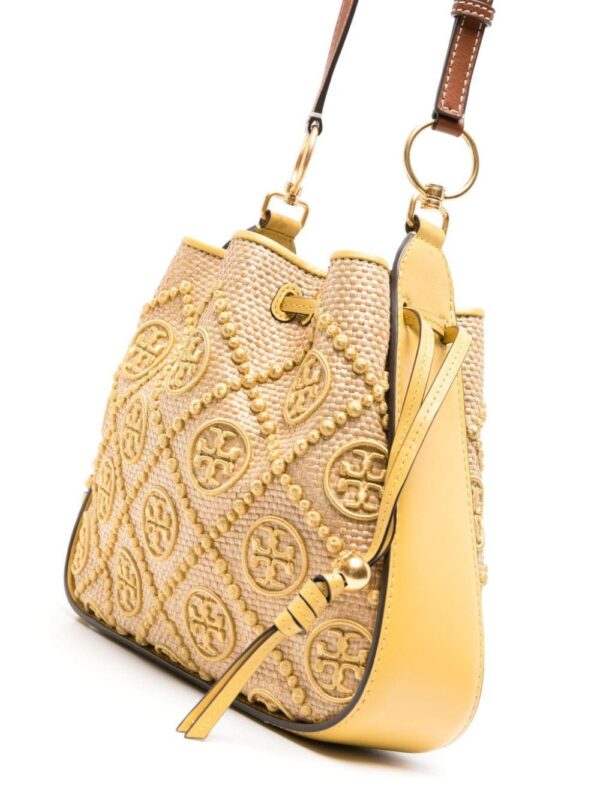 Tory Burch T Monogram embroidered shoulder bag